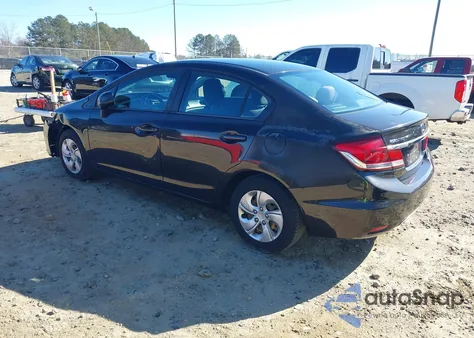 2013 Honda Civic Lx из США, поврежденный, VIN 19XFB2F5XDE063560